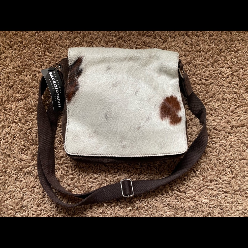 Maurizio Taiuti cowhide leather crossbody